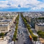 Paryż Pola Elizejskie w Paryżu