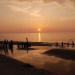 kamery w Karwi Karwia plaża Bałtyk