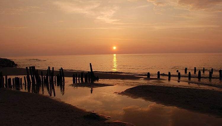 kamery w Karwi Karwia plaża Bałtyk